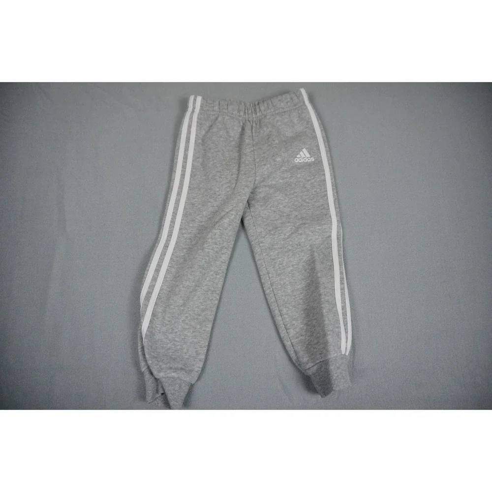 Adidas Boys Zip Up Jogger Tracksuit Set - Blue and Gray Size 2T